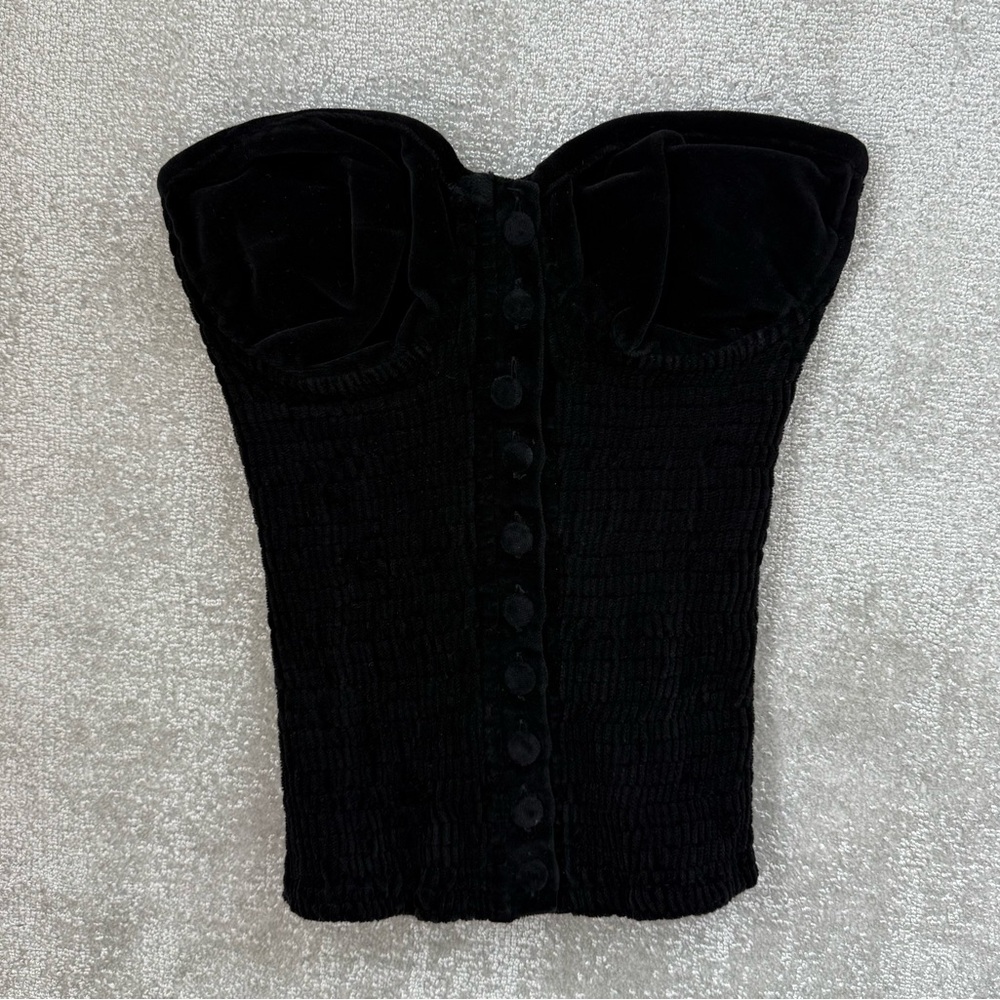 Vintage Emporio Armani Velvet Corset